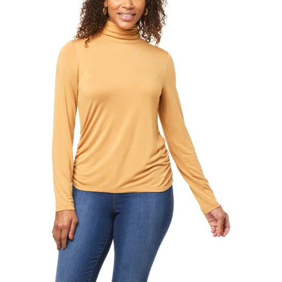 Deals 🔥 IMAN Global Chic Turtleneck With Shirred Sideseams Black ✨ - Image 11