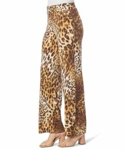 Top 10 😍 IMAN Global Chic Palazzo Pant Natural Leopard 😍