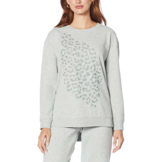 Best Pirce ✔️ IMAN Global Chic Graphic Sweatshirt Eggplant 🔥 - Image 6