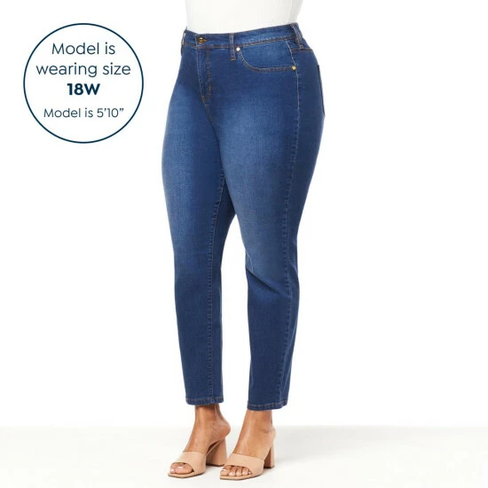 Promo ๐ "As Is" IMAN Platinum Premium Stretch Denim Skinny Jean Washed Gray ๐งจ - Image 3