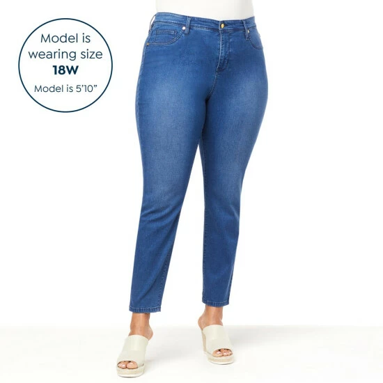 Promo ๐ "As Is" IMAN Platinum Premium Stretch Denim Skinny Jean Washed Gray ๐งจ - Image 8