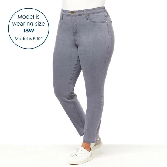 Promo ๐ "As Is" IMAN Platinum Premium Stretch Denim Skinny Jean Washed Gray ๐งจ - Image 10