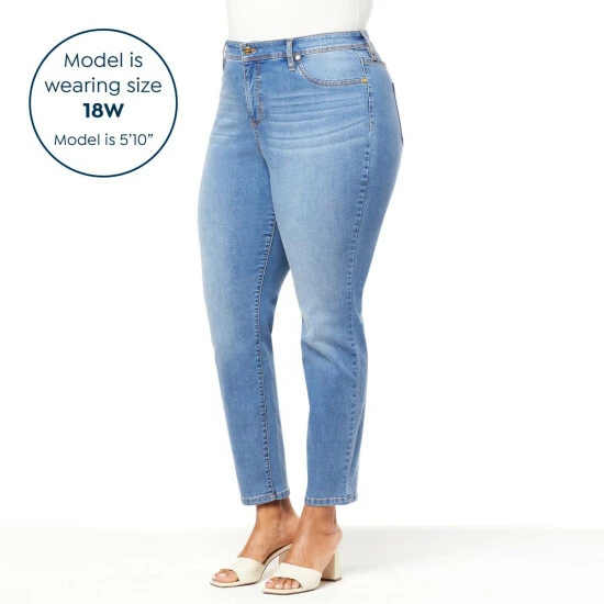 Promo ๐ "As Is" IMAN Platinum Premium Stretch Denim Skinny Jean Washed Gray ๐งจ - Image 11