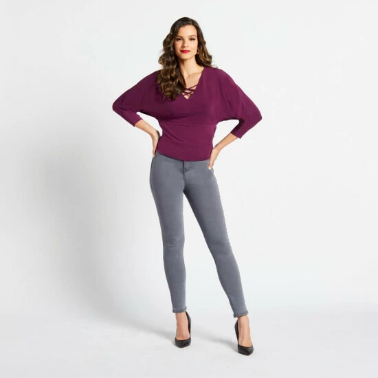 Promo ๐ "As Is" IMAN Platinum Premium Stretch Denim Skinny Jean Washed Gray ๐งจ - Image 15