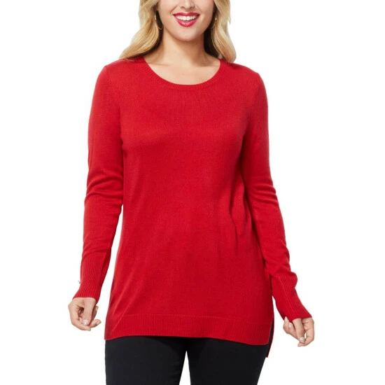 Best Sale π "As Is" IMAN Comfy Chic Sweater And Circle Scarf Black 𧨠- Image 15