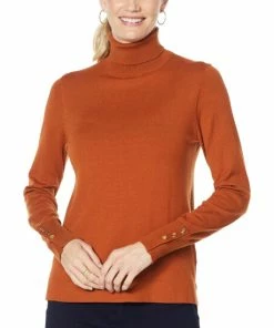 Best Sale 🎉 IMAN Global Chic Pullover Turtleneck Sweater 😉