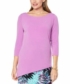 Flash Sale ✨ "As Is" IMAN Global Chic Asymmetric ITY Top ✔️