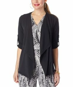 Best Sale ❤️ "As Is" IMAN Global Chic Drape-Front Roll Tab Topper 🎁