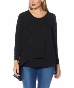 Cheapest ❤️ "As Is" IMAN Global Chic Mixed Media Top 🛒