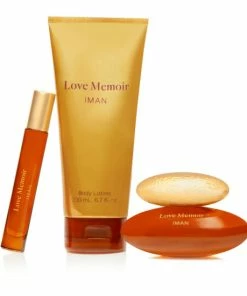 Brand new 👍 Love Memoir By IMAN 3-piece Fragrance Set ⭐