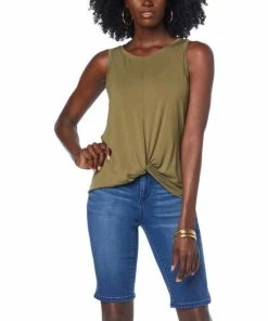 Best reviews of 🎉 IMAN Global Chic Knot-Front V-Neck Tank Cream ✨
