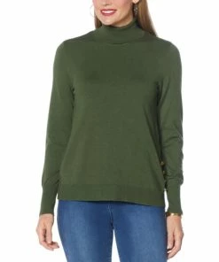 Best reviews of 🌟 IMAN Global Chic Turtleneck Sweater With Button Detail Latte 😍