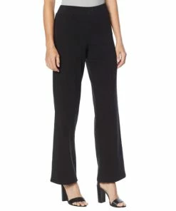 Deals 👏 IMAN Global Chic French Terry Straight-Leg Pull-On Pant Heather Grey 🧨