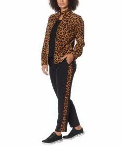 Flash Sale 🌟 IMAN Global Chic Stretch Woven Zip-Front Jacket Frost Gray ⭐