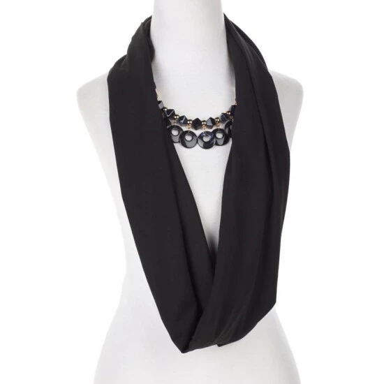 Brand new 🤩 IMAN Global Chic Infinity Scarf Necklace Ivory ❤️ - Image 2