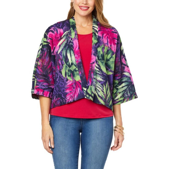 Cheapest ⭐ IMAN Global Chic Dolman Topper Orange Zest 😀