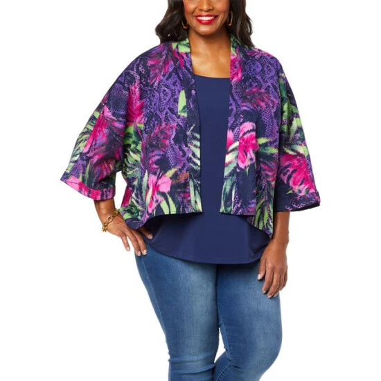 Cheapest ⭐ IMAN Global Chic Dolman Topper Orange Zest 😀 - Image 5