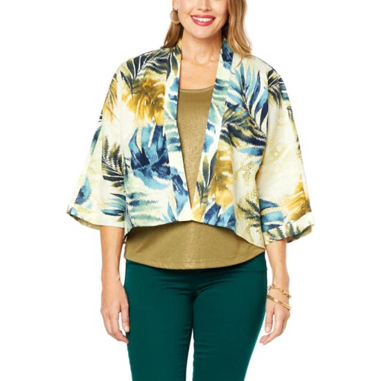 Cheapest ⭐ IMAN Global Chic Dolman Topper Orange Zest 😀 - Image 6